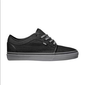 gray/black vans